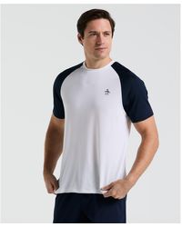 Original Penguin - Blocked Performance Tennis T-shirt In Bright White - Lyst