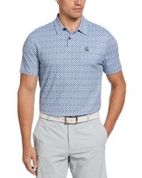 Original Penguin - Retro Wave Pattern Print Golf Polo - Lyst