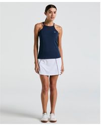 Original Penguin - Women's Colour Block Flounce Tennis Skort In Bright White - Lyst