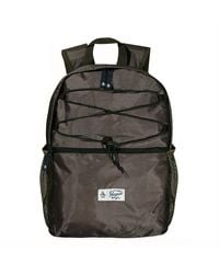Original Penguin - Nessa Rip Stop Backpack With Bungee Cord In Olive - Lyst