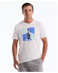 Original Penguin - Floral Pete Graphic T-shirt In Bright White - Lyst