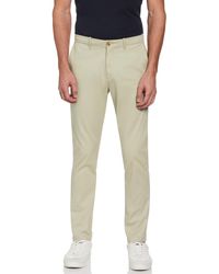 Original Penguin - Bedford Cord Slim Fit Chino Trousers In Agate Gray - Lyst