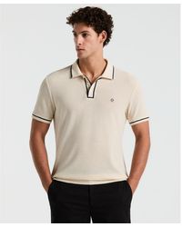Original Penguin - Icons Bentley Mesh Polo Shirt In Birch - Lyst