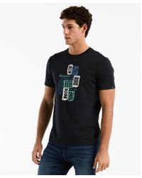 Original Penguin - Tiki Graphic T-shirt In Dark Sapphire - Lyst