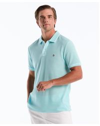Original Penguin - Icons Bentley Mesh Polo Shirt In Plume - Lyst