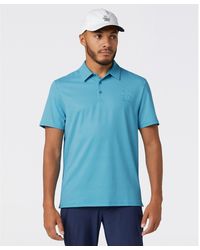 Original Penguin - Dimensional Pete Tee Print Golf Polo In Caribbean Sea - Lyst