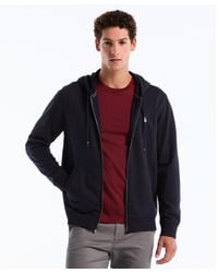 Original Penguin - Sticker Pete Full Zip Hoodie In Dark Sapphire - Lyst