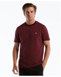 Original Penguin - Raised Ottoman Stripe T-shirt In Port Royale - Lyst