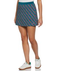 Original Penguin - Women's Penguin Printed Golf Skort In Chesapeake Bay - Lyst