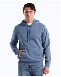Original Penguin - Sticker Pete Hoodie In Copen Blue - Lyst
