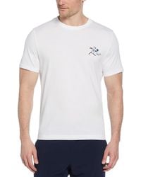 Original Penguin - Padel Graphic T-shirt In Bright White - Lyst