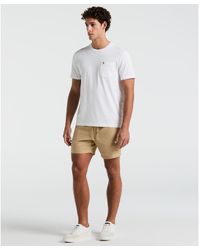 Original Penguin - 6" Linen Blend Shorts In Travertine - Lyst