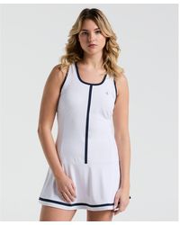 Original Penguin - Women's Colour Block Tennis Dress In Bright White - Lyst