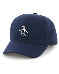 Original Penguin - Country Club Perforated Golf Cap In Black Iris - Lyst