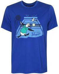 Original Penguin - Original Performance Graphic Tennis T-shirt In Bluing - Lyst