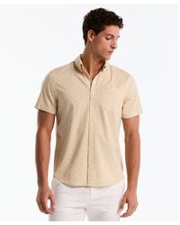 Original Penguin - Rattan Stripe Short Sleeve Shirt In Birch - Lyst