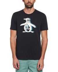 Original Penguin - 4d Pete Graphic Print Tee - Lyst