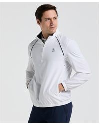 Original Penguin - 1/4 Zip Tennis Jacket In Bright White - Lyst
