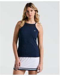 Original Penguin - Women's Tennis Tank Top In Black Iris - Lyst