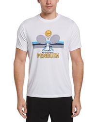 Original Penguin - Performance Novelty Graphic Tennis Tee - Lyst