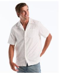 Original Penguin - Embroidered Penguin Short Sleeve Shirt In Bright White - Lyst