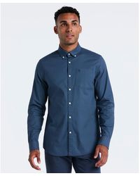 Original Penguin - Micro Diamond Print Shirt In Sargasso Sea - Lyst
