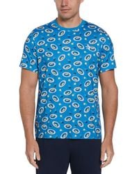 Original Penguin - Tennis Print Crew Neck Tee - Lyst