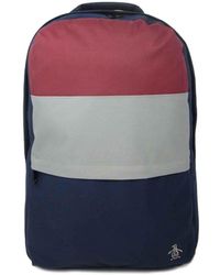 original penguin backpack in navy