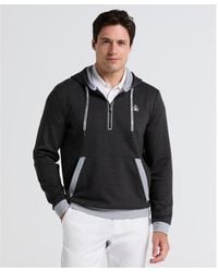 Original Penguin - Earl Colour Block Golf Hoodie In Dark Caviar Heather - Lyst
