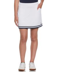 Original Penguin - Women's Essential Colour Block Golf Skort In Bright White - Lyst