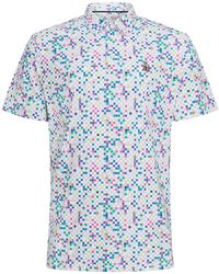 Original Penguin - All Over Original Check Print Golf Polo - Lyst