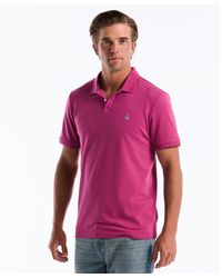 Original Penguin - Daddy Pique Polo Shirt In Magenta Haze - Lyst