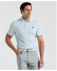 Original Penguin - All Over Lifesaver Print Golf Polo Shirt In Bright White - Lyst
