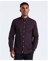 Original Penguin - Micro Diamond Print Shirt In Dark Sapphire - Lyst