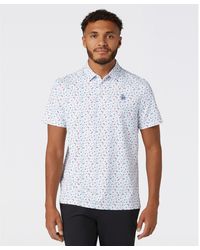 Original Penguin - Sake-tini Print Golf Polo In Bright White - Lyst
