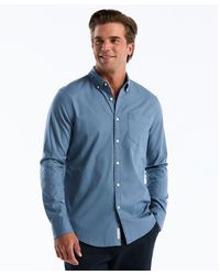 Original Penguin - Dobby Textured Shirt In Copen Blue - Lyst