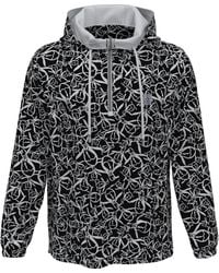Original Penguin - Quarter Zip Penguin Print Golf Windbreaker Jacket - Lyst