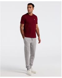 Original Penguin - Sticker Pete Fleece Joggers In Rain Heather - Lyst