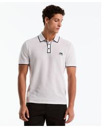 Original Penguin - Earl Mesh Pride Polo Shirt In Bright White - Lyst