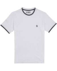 Original Penguin - Sticker Pete Tipped Ringer Organic Cotton T-Shirt - Lyst