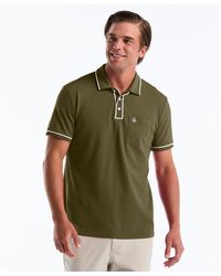 Original Penguin - Earl Pique Polo In Dusty Olive - Lyst