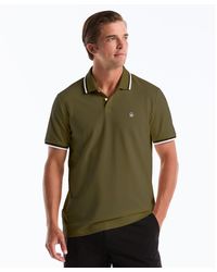 Original Penguin - Tipped Pique Polo In Dusty Olive - Lyst