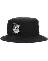 Original Penguin - Reversible Penguin Print Bucket Hat In Caviar - Lyst