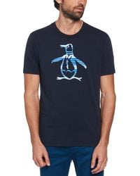 Original Penguin - Striped Pete Graphic Print T-shirt - Lyst