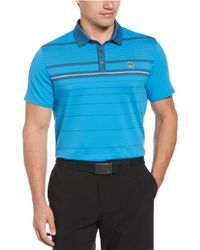 Original Penguin - Heritage Fine Line Golf Polo Shirt In Cloisonne - Lyst