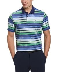 Original Penguin - Original Resort Stripe Print Golf Polo - Lyst