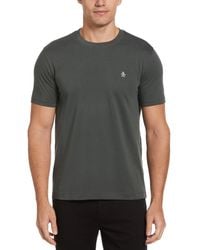 Original Penguin - Pin Point Embroidered Logo T-shirt In Urban Chic - Lyst