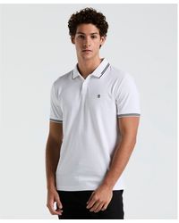 Original Penguin - Icons Tipped Polo Shirt In Bright White - Lyst