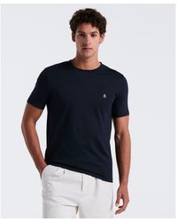 Original Penguin - Knit T-shirt In Dark Sapphire - Lyst