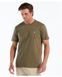 Original Penguin - Sticker Pete Logo T-shirt In Dusty Olive - Lyst